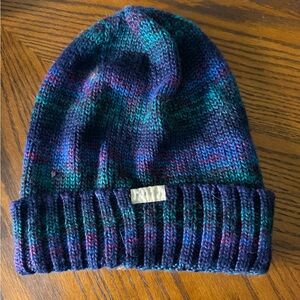 Neff Blue and Purple Knit Beanie